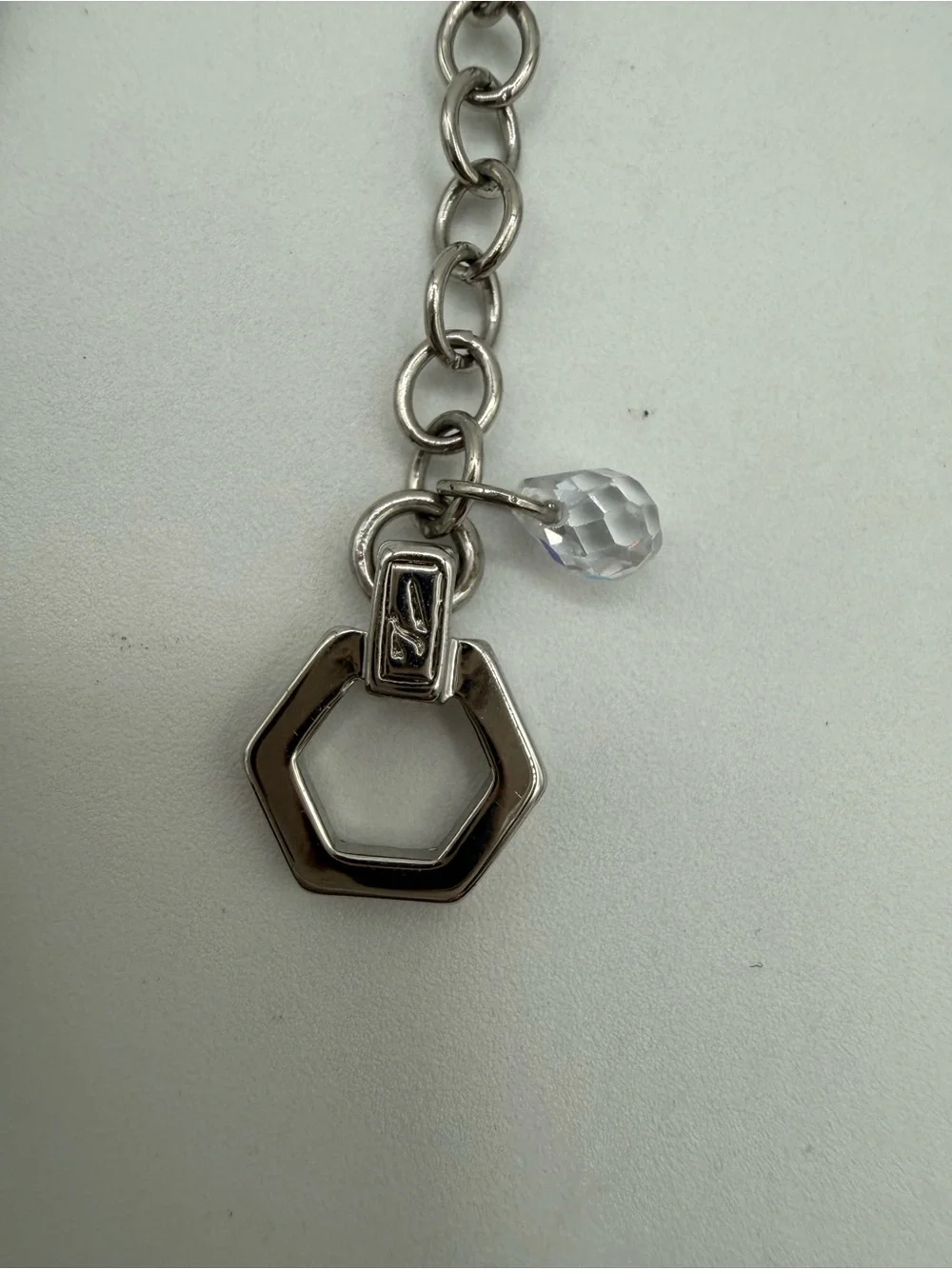 Simply Vera Silver Tone Geometric Statement Necklace Black Ribbon Collar